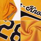 Men's Custom Gold Purple-White Authentic Baseball Jersey