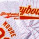 Men's Custom White Red Pinstripe Red-Black Authentic Baseball Jersey