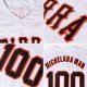 Men's Custom White Red-Gold Authentic Throwback Rib-Knit Baseball Jersey Shirt